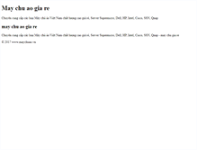 Tablet Screenshot of maychuao.vn